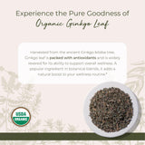 Starwest Botanicals Ginkgo — emballage bio garantissant fraîcheur et qualité.