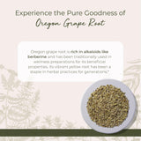 Starwest Botanicals morceau racine Oregon Grape séché, parfait pour décoction maison.