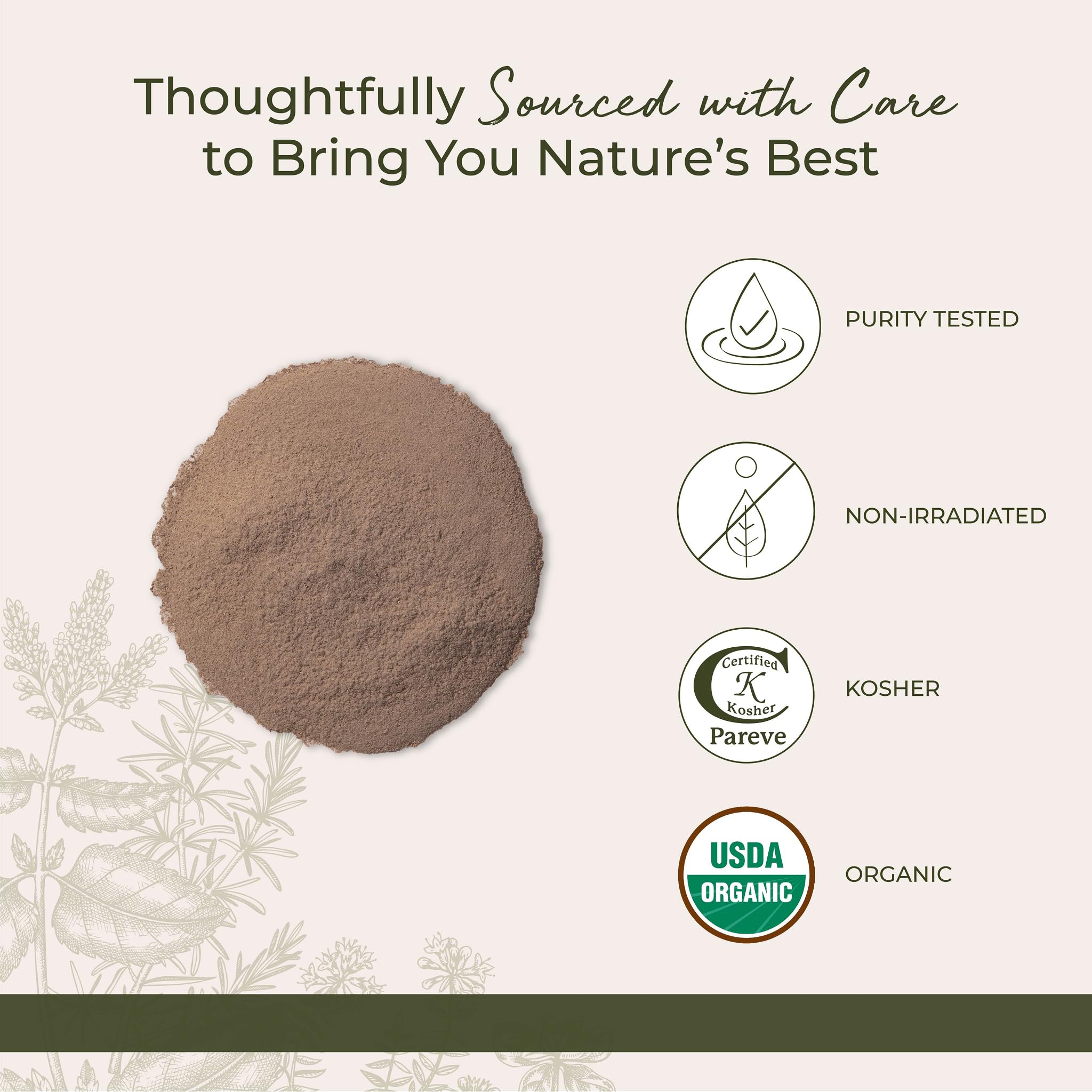 Starwest Botanicals poudre bardane bio ajout soupe et plats.