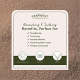 Starwest Botanicals poudre bardane bio infusion aromatique prête.