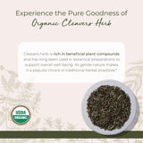 Starwest Cleavers herb biologique, infusion savoureuse pour des boissons familiales et bien-être naturel.
