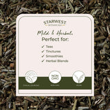 Starwest Cleavers herb biologique, parfait pour salades et bouillons apportant une touche verte.