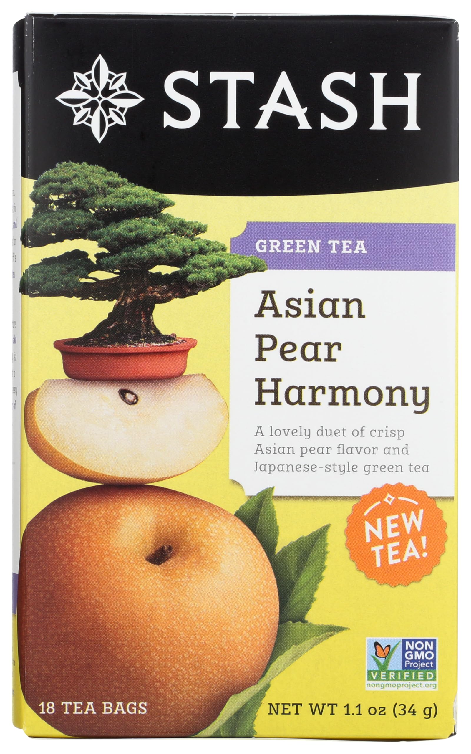 Stash thé poire asiatique en sachet, infusion douce et aromatique pour une pause détente.