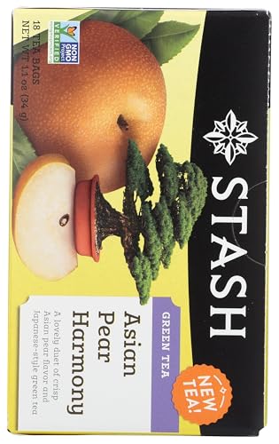 Stash thé vert poire asiatique infuse une tasse rafraîchissante et légère.