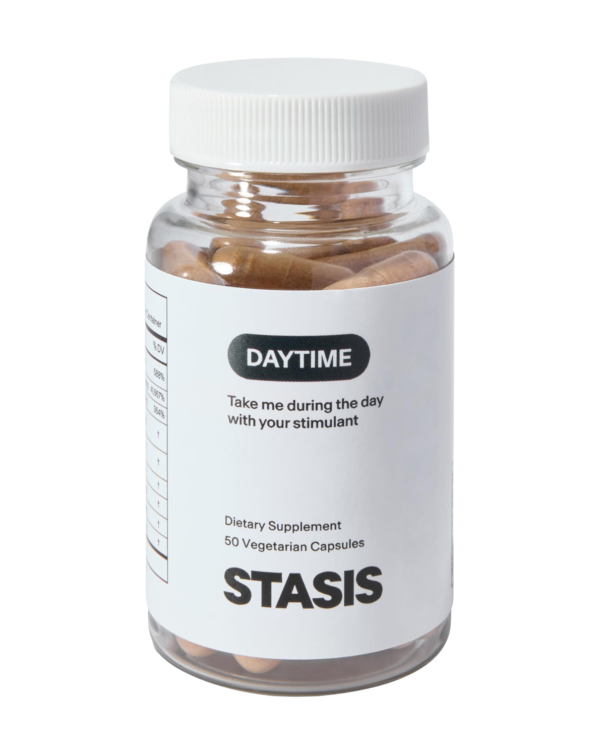 Stasis bouteille énergie et focus pour démarrer la journée