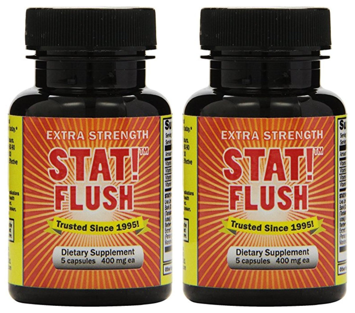 Stat Flush boite 2 capsules, solution pratique pour les voyages.