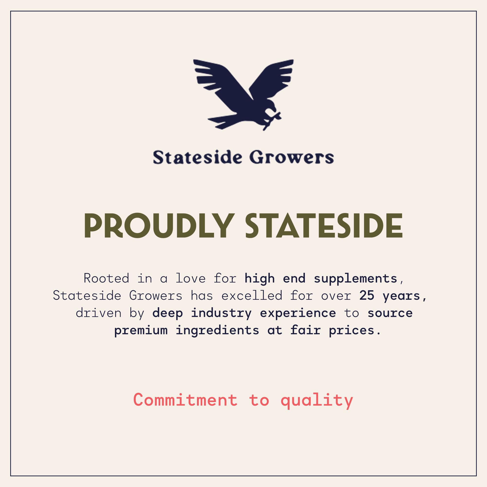 Stateside Growers Etiquette Infos Bio Poudre Blé, traçabilité et qualité.