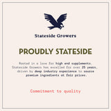 Stateside Growers Etiquette Infos Bio Poudre Blé, traçabilité et qualité.