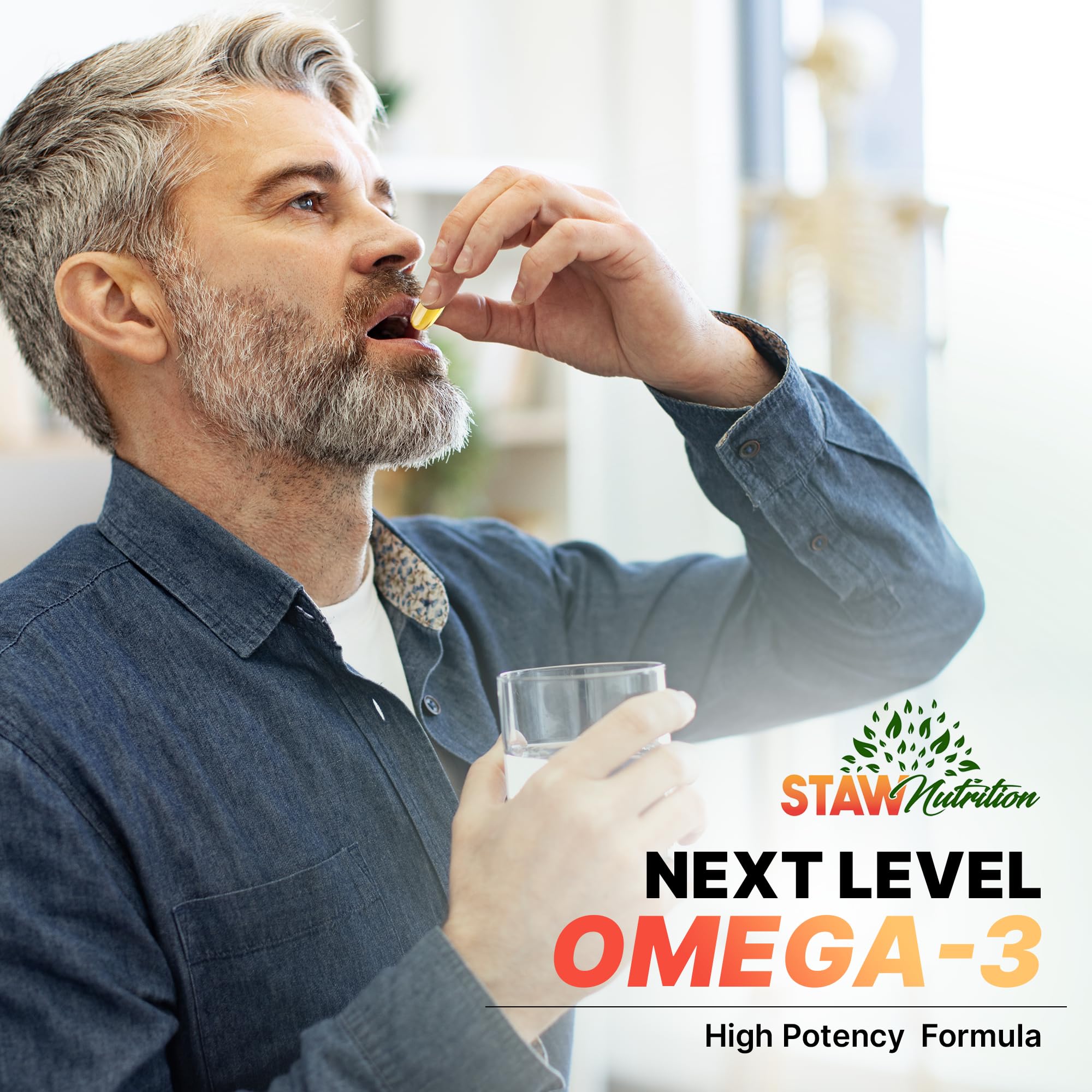 Soutien quotidien STAW Nutrition pour cœur, cerveau et articulations