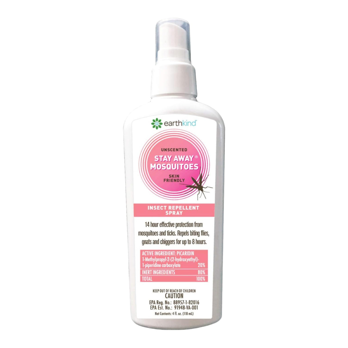 Stay Away EarthKind spray: application précise pour éloigner les moustiques.