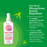 Stay Away Picaridin 14h, protection efficace contre les moustiques