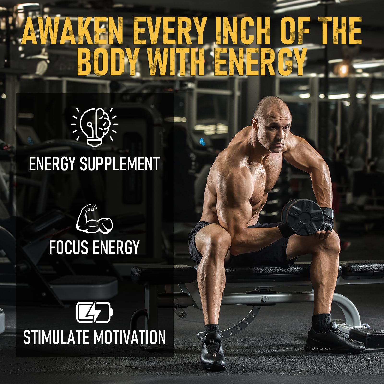 STAY STOKED — odeur stimulante intense qui peut réveiller votre motivation en séance.