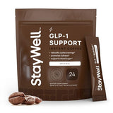 Stay-Well Naturals Slim Coffee GLP-1 – emballage vanille prêt à l'emploi pour le matin.