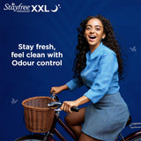 Stayfree Avance XL absorption optimisée pour les nuits avec flux élevé.