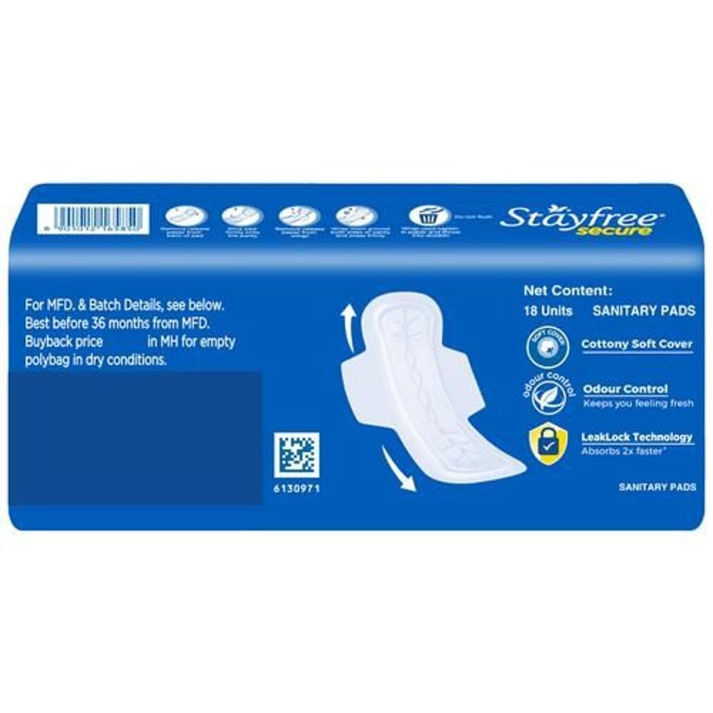 Stayfree forme ergonomique offrant confort et ajustement sûr.