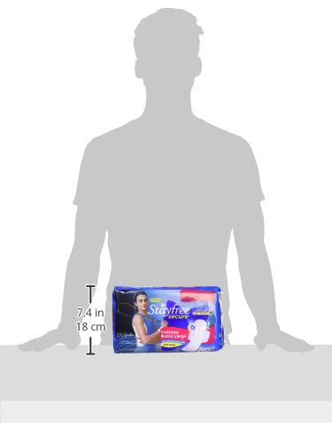 Lot Stayfree de 40 protections hygiéniques, pratique et prêt à l'emploi.