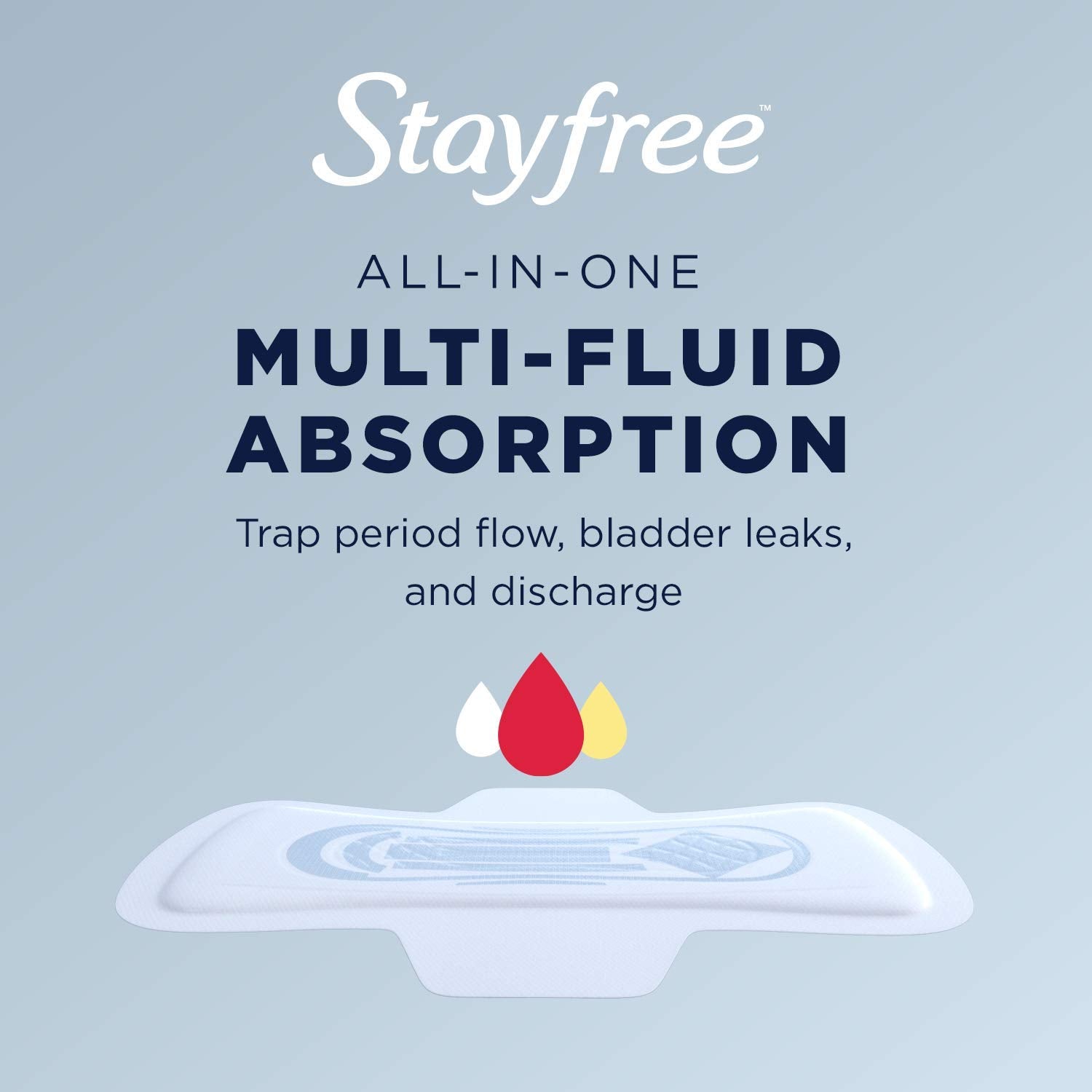 Stayfree Maxi Regular cœur anti fuite assure sécurité latérale et frontale