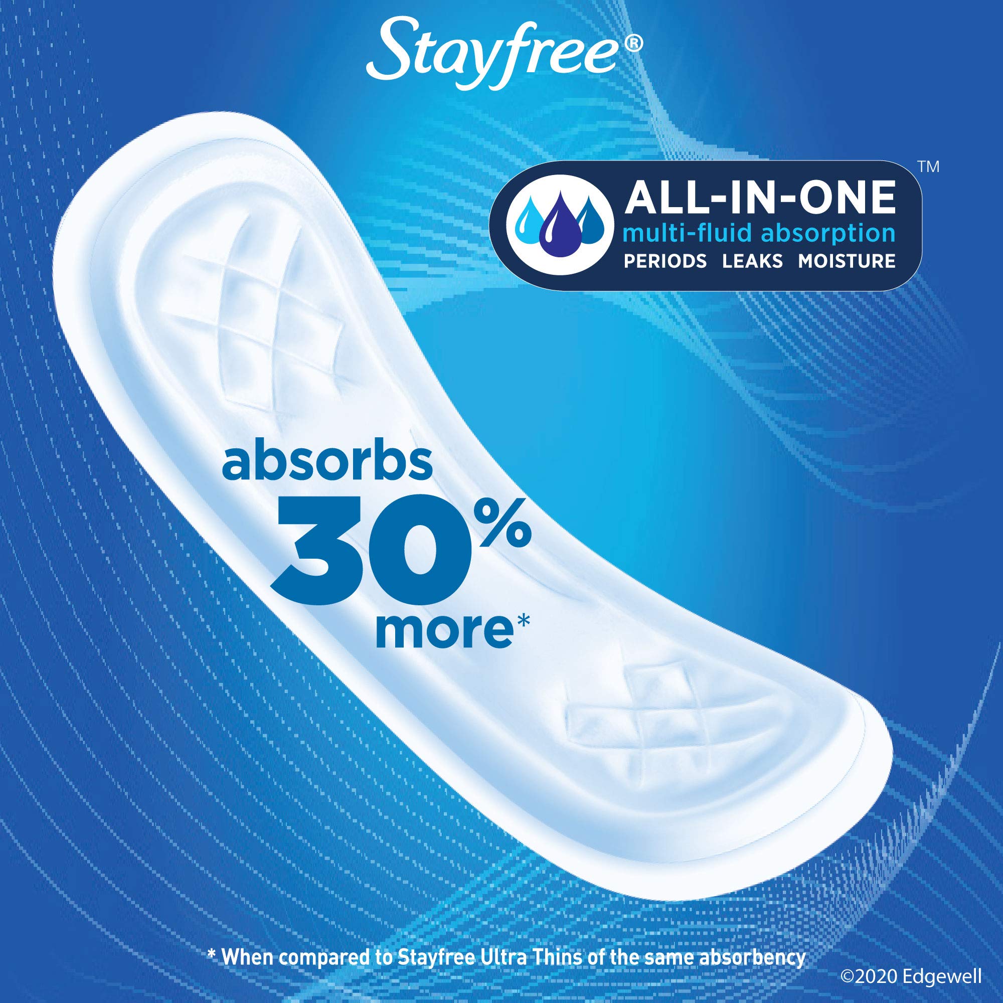 Stayfree Maxi Regular protection anti fuite pour une journée active et sereine