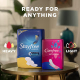 Stayfree Maxi Regular thermo-contrôle pour rester au sec et confortable