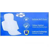 Vue complète du pack Stayfree de 18 protections et leur design.