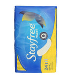 Stayfree Maxi Régulière – neutralisation des odeurs intégrée.
