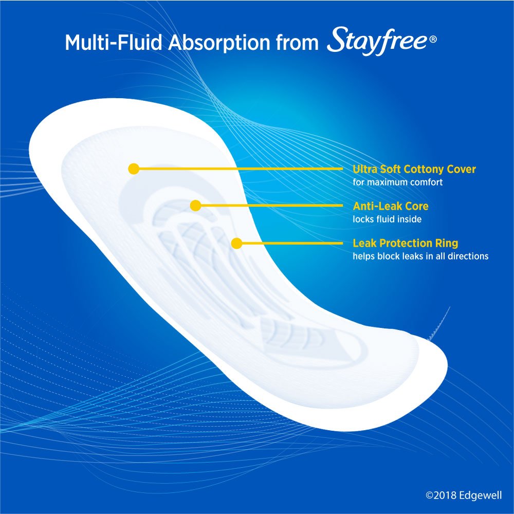 Stayfree Zone Garde Nuit Ample — couverture étendue pour une nuit sereine.