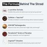 SteelFit Shredded Steel : étiquette-produit claire et informative.