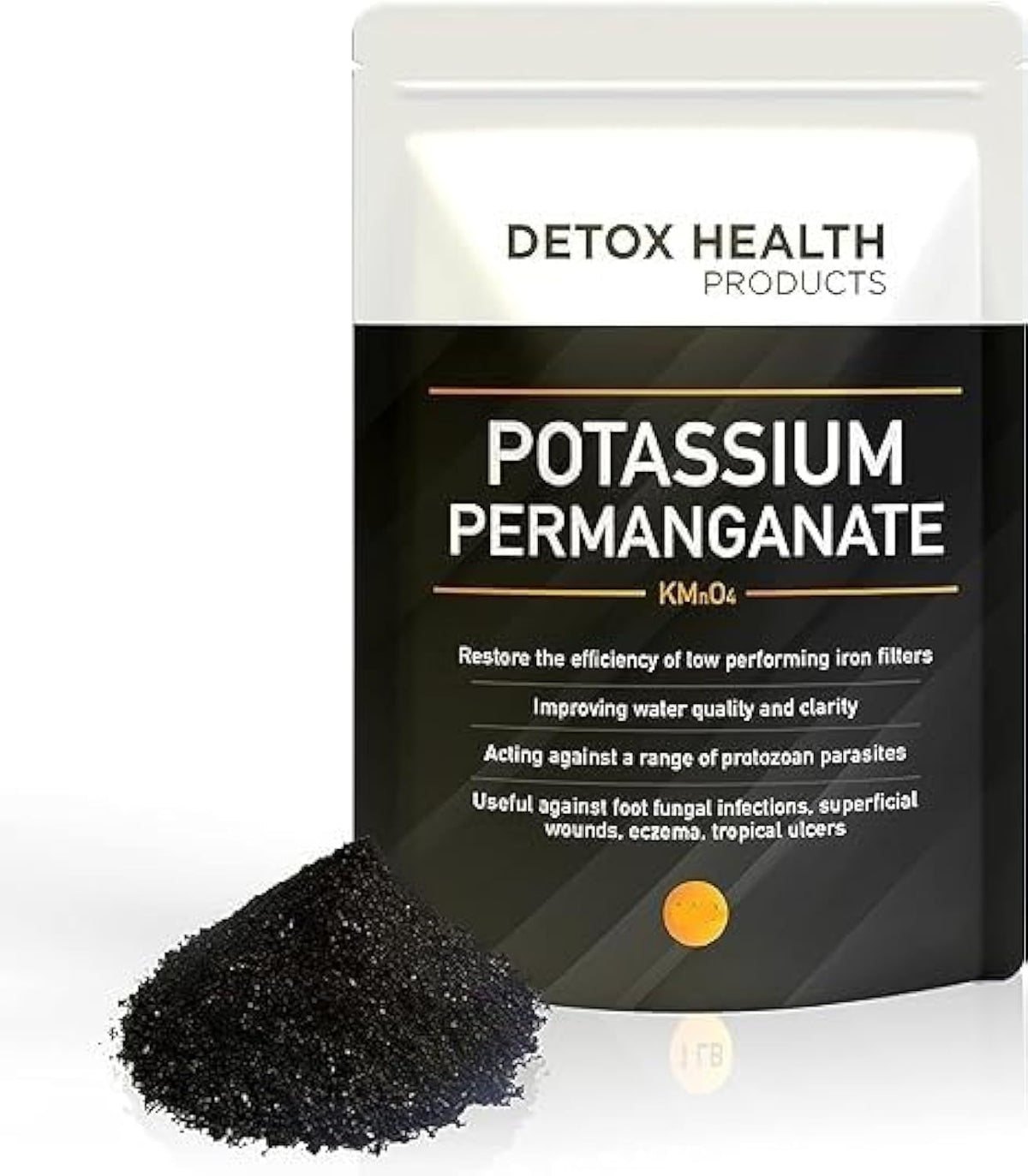 STELLAR CHEMICAL CORP Cristal permanganate potassium, poudre libre, pratique pour stockage.
