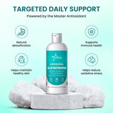 Stellar Liposomal Glutathione soutient potentiellement les défenses durant les activités quotidiennes.