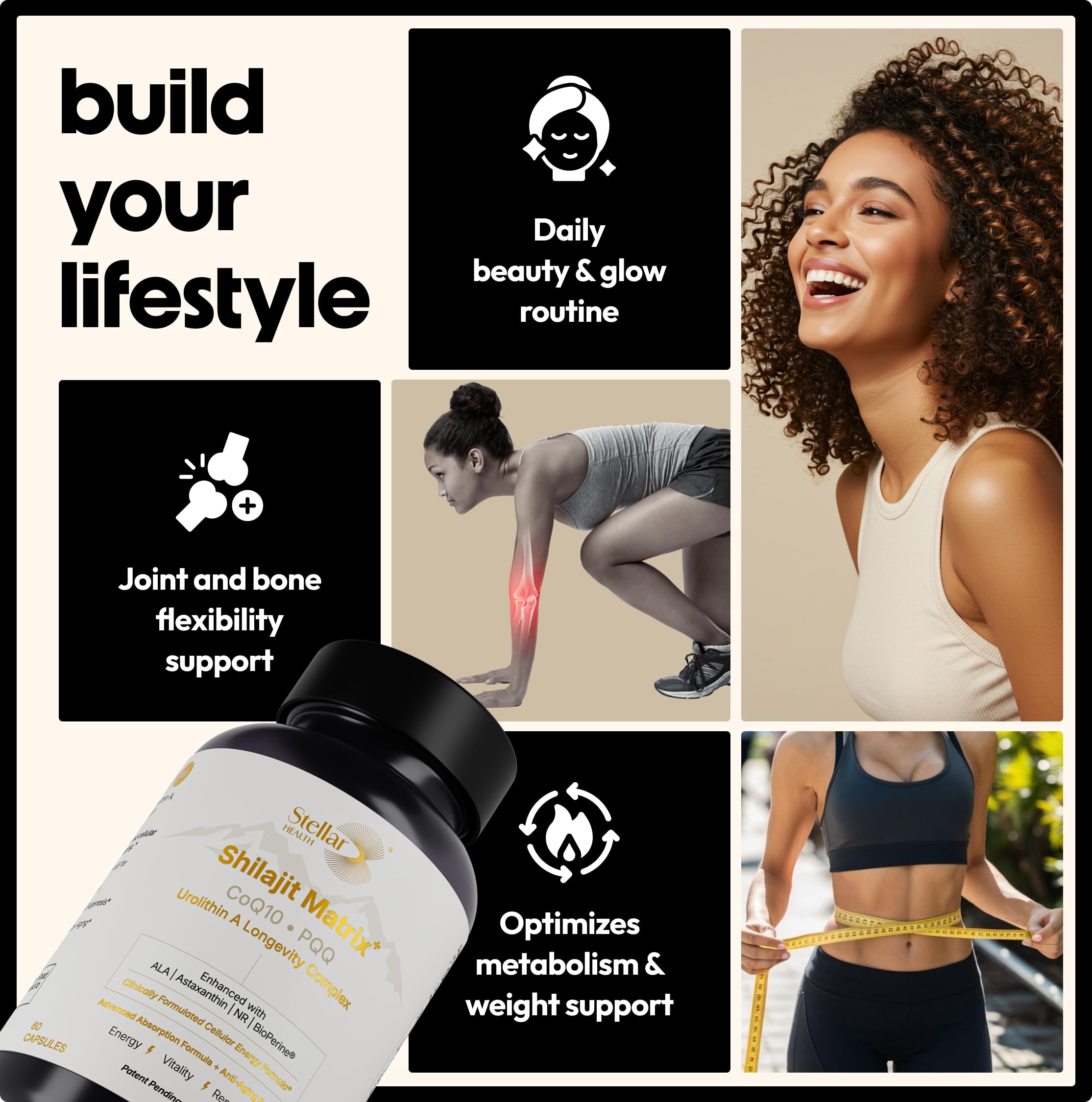 Stellar Health – astaxanthine 12 mg pour protection antioxydante et vitalité.