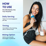 Stellar Liposomal NAD+ étiquette montrant ingrédients sans OGM et sans gluten.