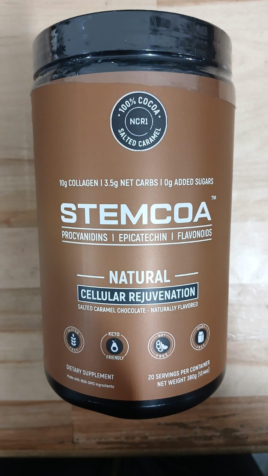 Stemcoa NCR1 certifications: sans OGM, sans gluten et keto-friendly