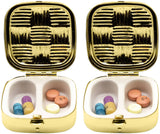 Stephanie Imports ensemble compact double compartiment, idéal pour le voyage.