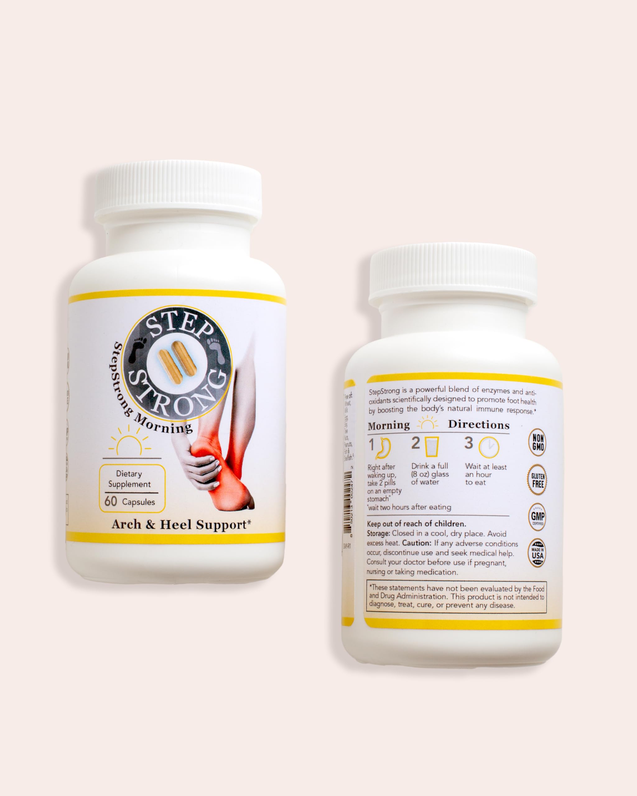 Enzymes naturelles StepStrong : papaye, ananas et amla.
