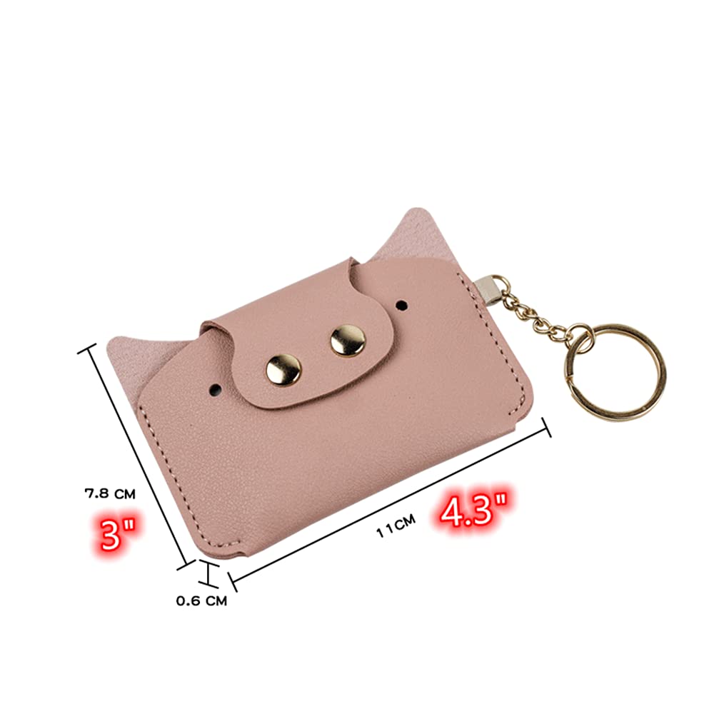 Étui STERCULIA pour pilules en PU cuir rose clair, utilisé dans un petit sac.