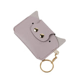 Étui STERCULIA pour pilules en PU cuir rose clair, vue face, pratique pour le sac.