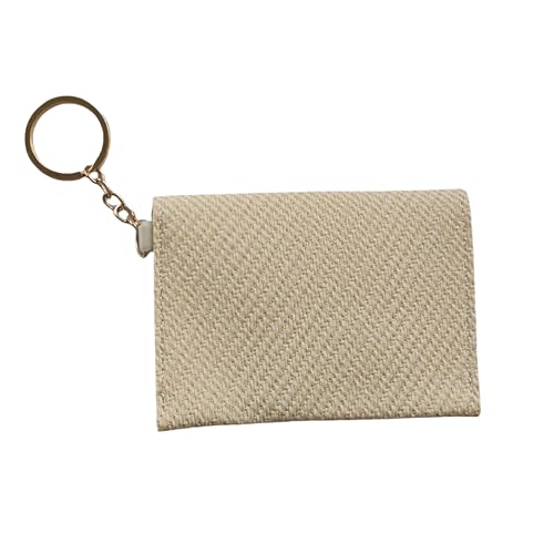 STERCULIA étui porte-clé beige avec porte-clés intégré pour sac ou clés.