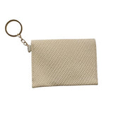 STERCULIA étui porte-clé beige avec porte-clés intégré pour sac ou clés.