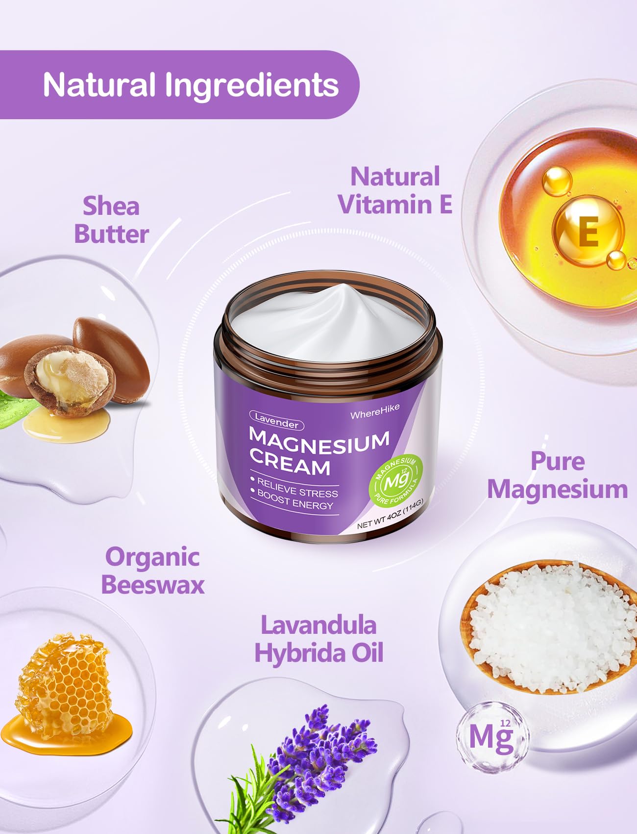 STILIP Crème magnésium Hydratation peau laisse la peau douce et revitalisée