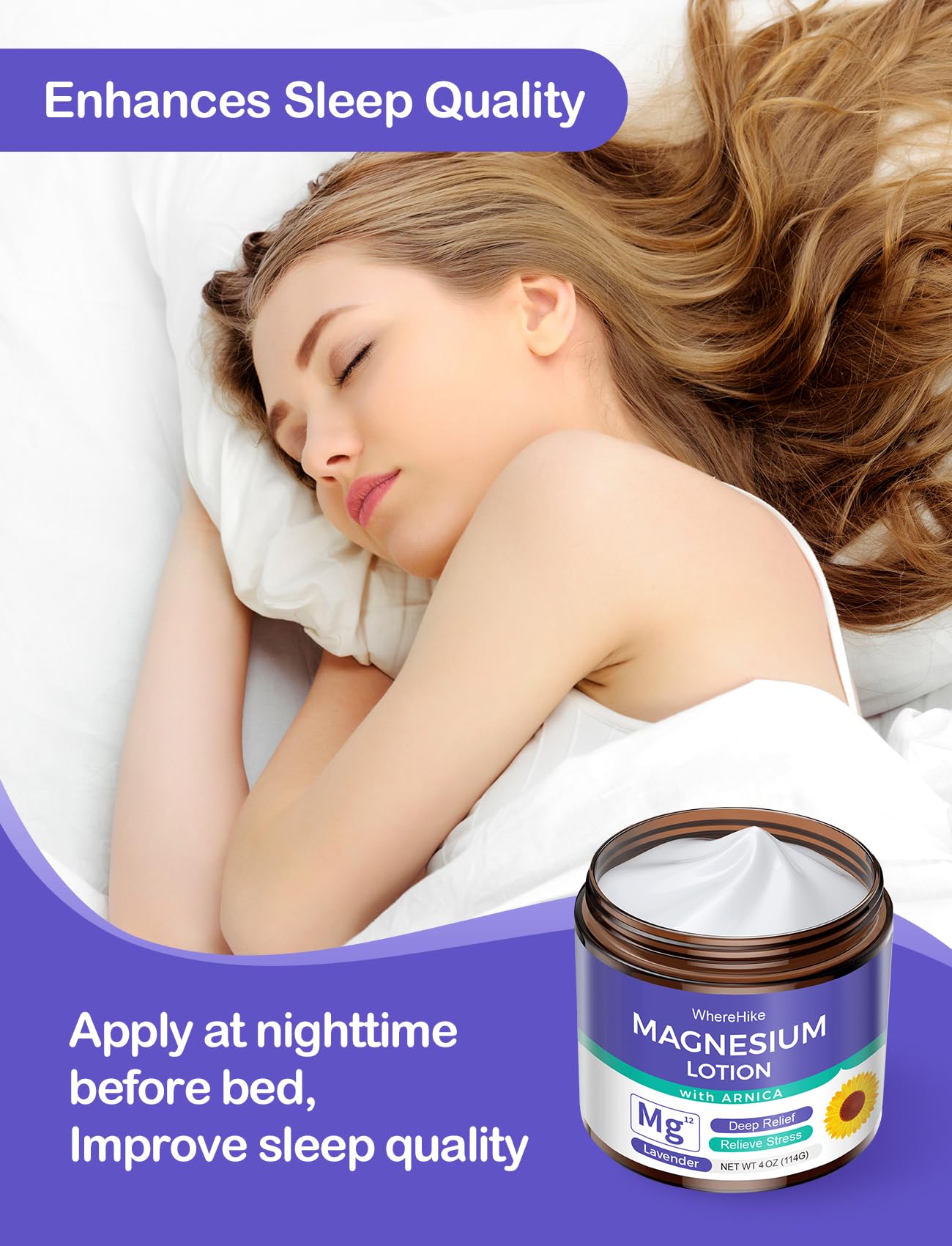 STILIP Magnesium Arnica Lavande – application facile sur la peau apaisée
