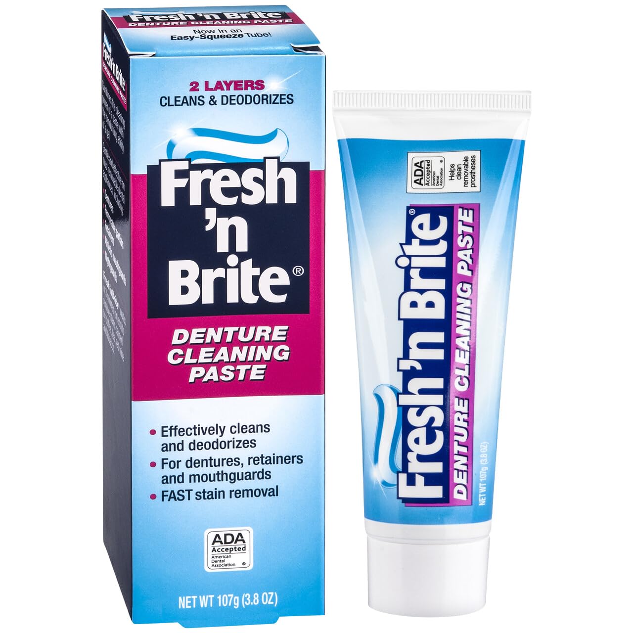 Stim-U-Dent Pâte Denture Mousse Menthol: mousse légère qui rafraîchit à chaque passage.