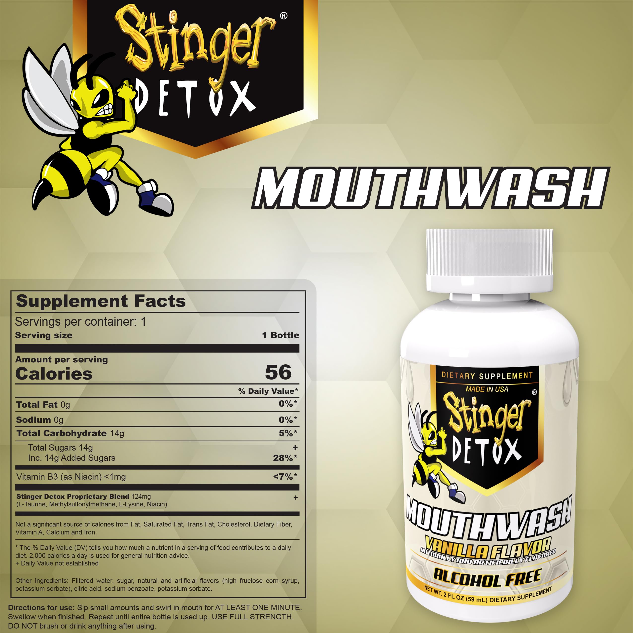 Stinger Detox guide dosage clair, optimisation de votre routine buccale.