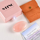 Stino pierre rose quartz, symbole de souvenir et réconfort.