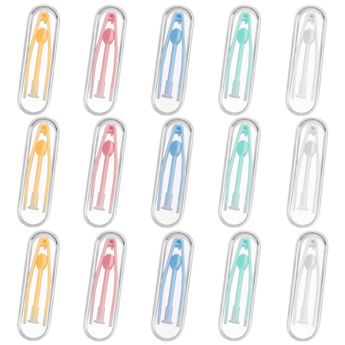 STNRST-IN ensemble de 15 outils colorés pour retirer les lentilles facilement.