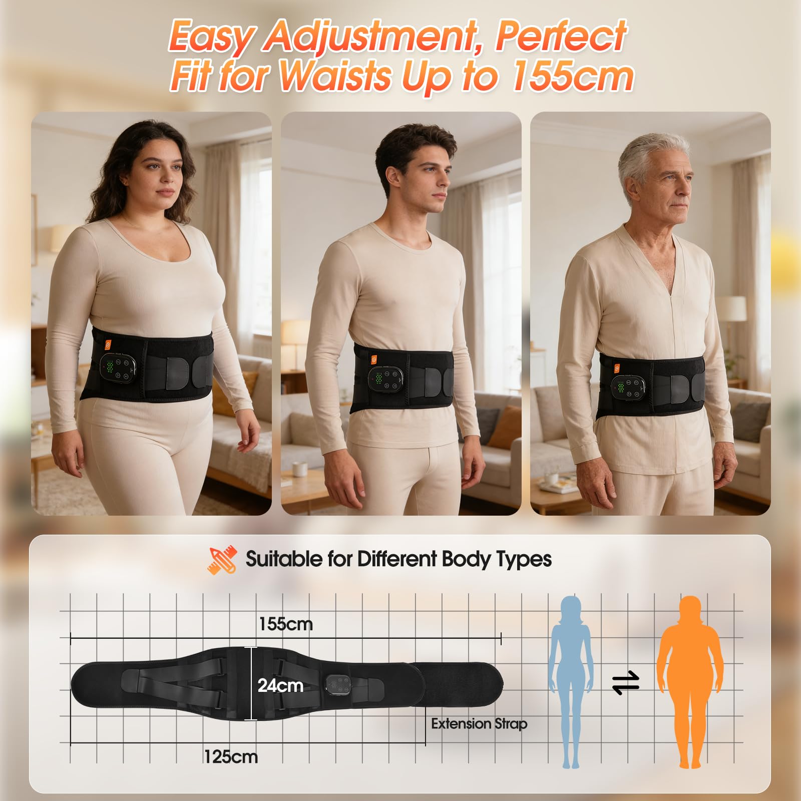 Stofiro 7-vibrations, intensité personnalisable pour le massage