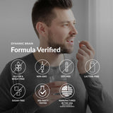 Flacon Stonehenge Health Dynamic Brain sur plan de travail, idéal pour la routine matinale.