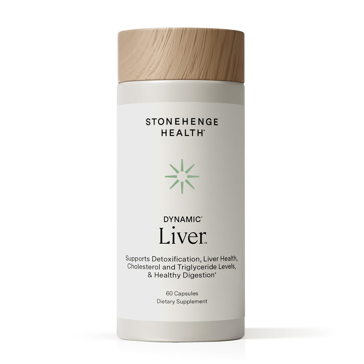 Stonehenge Health Dynamic Liver — Bouteille: soutien foie et énergie naturelle.