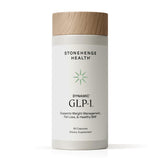 Stonehenge Health Dynamic GLP-1, bouteille de capsules végétales, aide potentielle à réguler l'appétit au quotidien.