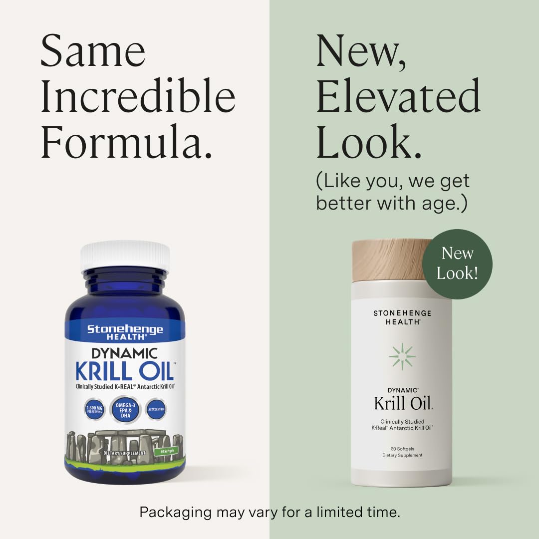 Stonehenge Health Dynamic Krill Oil – focus sur les phospholipides, biodisponibilité améliorée.