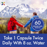Utilisateur prenant une capsule AcidRelief360 Ultra après le repas.